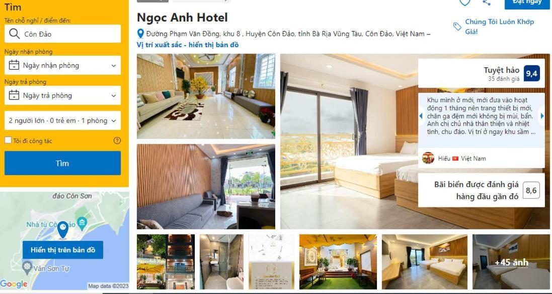 Ngoc Anh Hotel Chi Khu Co Ong Bagian luar foto